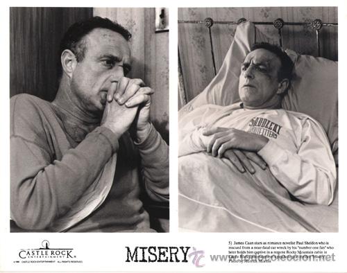 Kino: FCJ 8887 JAMES CAAN MISERY FOTO B/N ORIGINAL AMERICANA