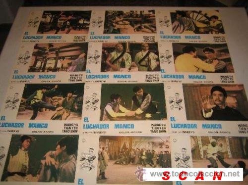 Cine: I-012 WANG YU 1971 ONE ARMED BOXER 12 LOBBY CARDS  KUNG FU KARATE MARTIAL ARTS