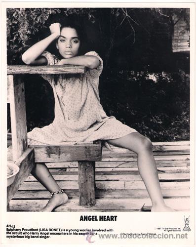 Kino: FCJ 8983 LISA BONET EL CORAZON DEL ANGEL FOTO B/N ORIGINAL AMERICANA