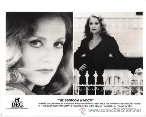 Kino: FCJ 9032 ISABELLE HUPERT FALSO TESTIGO FOTO B/N ORIGINAL AMERICANA