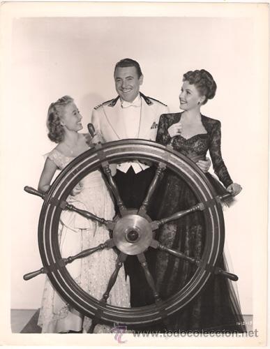 Kino: FCJ 13124D JANE POWELL GEORGE BRENT FRANCES GIFFORD FOTO B/N ORIGINAL AMERICANA