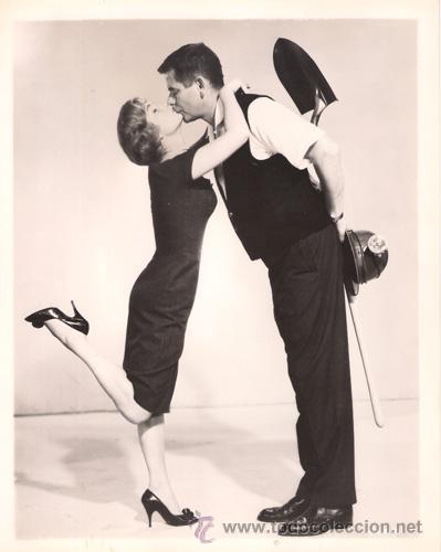 Kino: FCJ 12472D GLENN FORD DEBBIE REYNOLDS EMPEZO CON UN BESO FOTO B/N ORIGINAL AMERICANA