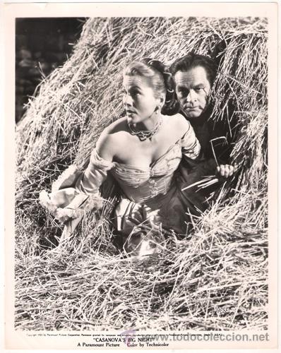 Kino: FCJ 13958D BOB HOPE JOAN FONTAINE LA GRAN NOCHE DE CASANOVA FOTO B/N ORIGINAL AMERICANA