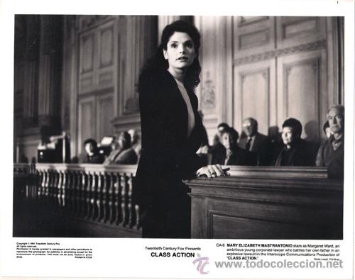 Kino: FCJ 9119 MARY ELIZABETH MASTRANTONIO ACCION JUDICIAL FOTO B/N ORIGINAL AMERICANA