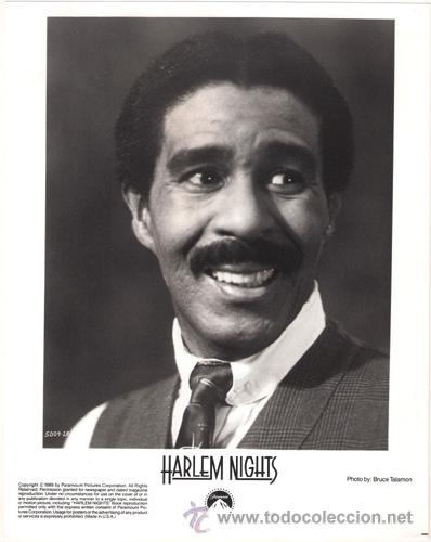 Kino: FCJ 9153 RICHARD PRYOR NOCHES DE HARLEM FOTO B/N ORIGINAL AMERICANA