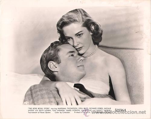 Kino: FCJ 9169 VERA MILES MARSHALL THOMPSON THE ROSE BOWL STORY FOTO B/N ORIGINAL AMERICANA