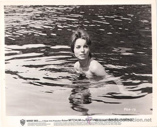 Kino: FCJ 13971D ELSA MARTINELLI SAFARI EN MALASIA FOTO B/N ORIGINAL AMERICANA