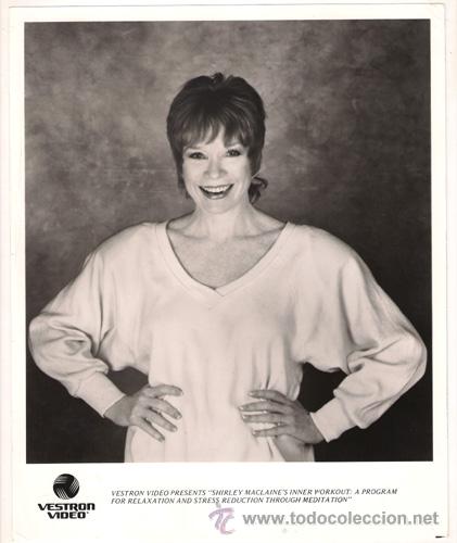 Cine: FCJ 9174 SHILEY MACLAINE TV FOTO B/N ORIGINAL AMERICANA