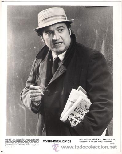 Kino: FCJ 9244 JOHN BELUSHI CONTINENTAL DIVIDE FOTO B/N ORIGINAL AMERICANA