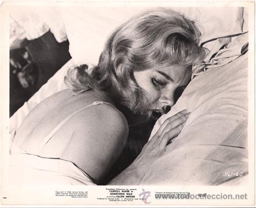 Cinema: FCJ 13984D CARROLL BAKER SOMETHING WILD FOTO B/N ORIGINAL AMERICANA
