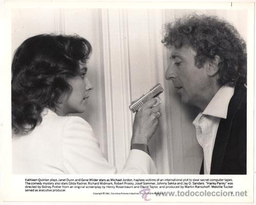 Cine: FCJ 9442 KATHLEEN QUINLAN GENE WILDER HANKY PANKY UNA FUGA MUY CHIFLADA FOTO B/N ORIGINAL AMERICANA