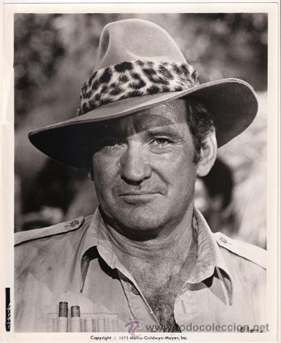 Cine: FCJ 11696D ROD TAYLOR TRADER HORN FOTO B/N ORIGINAL AMERICANA