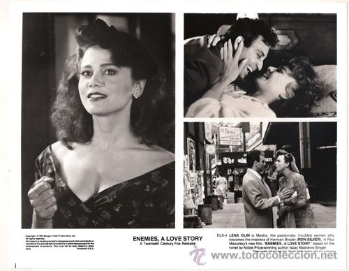 Cine: FCJ 9507 LENA OLIN ENEMIGOS A LOVE STORY FOTO B/N ORIGINAL AMERICANA