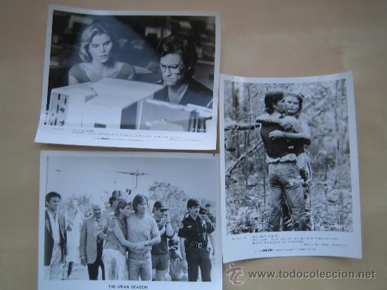 Cine: llamada a un reportero mariel hemingway kurt russell - 3 fotos original del estreno