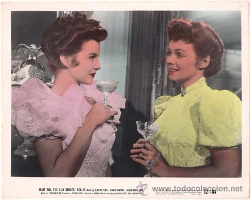 Cinema: F28208D JEAN PETERS WAIT TILL THE SUN SHINES NELLIE FOTO ORIGINAL COLOREADA AMERICANA