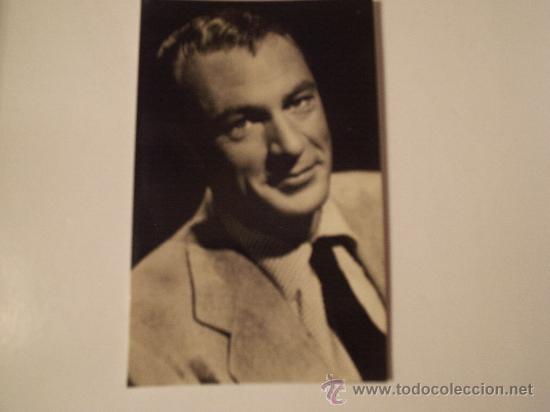 Cine: POSTAL GARY COOPER  OBSEQUIO KORES CARBOPLAN