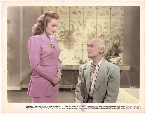 Cinema: F19396D MAUREEN O'HARA THE HOMESTRECH FOTO ORIGINAL COLOREADA AMERICANA
