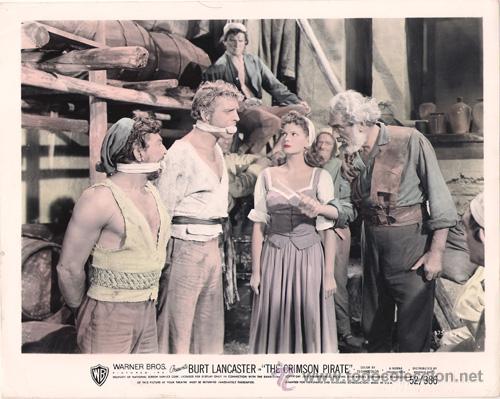 Cine: F6247 BURT LANCASTER NICK CRAVAT EVA BARTOK EL TEMIBLE BURLON FOTO ORIGINAL COLOREADA AMERICANA
