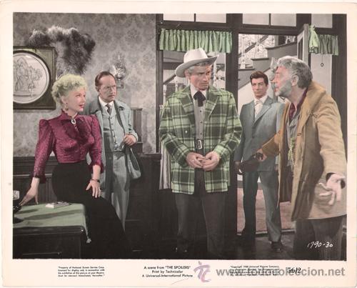Cine: F28181D ANNE BAXTER JEFF CHANDLER LOS CORRUPTORES DE ALASKA FOTO ORIGINAL COLOREADA AMERICANA