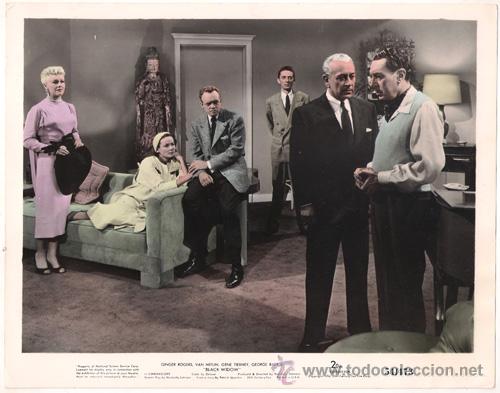 Cine: F6321 GINGER ROGERS VAN HEFLIN GENE TIERNEY GEORGE RAFT FOTO ORIGINAL COLOREADA AMERICANA