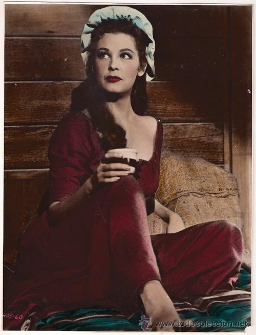 Cinema: F6356 ARLENE DAHL FOTO ORIGINAL COLOREADA AMERICANA