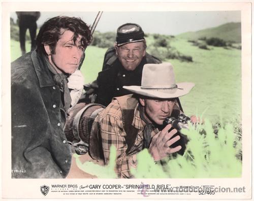 Cine: F16159D GARY COOPER EL HONOR DEL CAPITAN LEX FOTO ORIGINAL COLOREADA AMERICANA