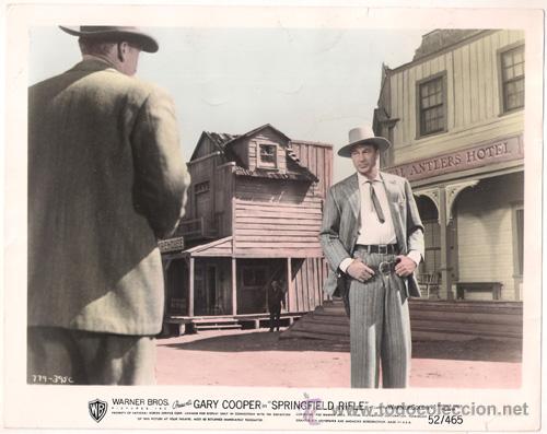 Cine: F16158D GARY COOPER EL HONOR DEL CAPITAN LEX FOTO ORIGINAL COLOREADA AMERICANA