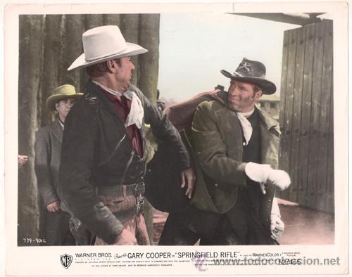 Cine: F16157D GARY COOPER EL HONOR DEL CAPITAN LEX FOTO ORIGINAL COLOREADA AMERICANA