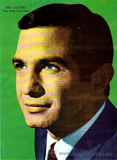 Cine: FOTO EN PAPEL DE BEN GAZZARA - FOTO HOLLYWOOD PRESS (TAMA&Ntilde;O 18,5 X 14)