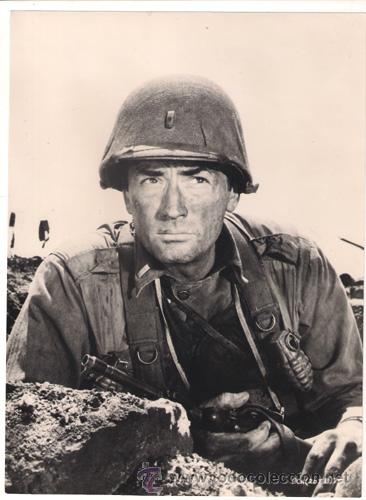 Cine: F6443 GREGORY PECK LA CIMA DE LOS HEROES FOTO ORIGINAL B/N ESPA&Ntilde;OLA
