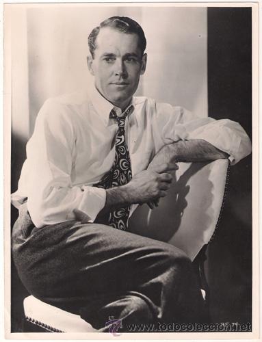 Cin&eacute;ma: F6451 HENRY FONDA FOTO ORIGINAL B/N ESPA&Ntilde;OLA