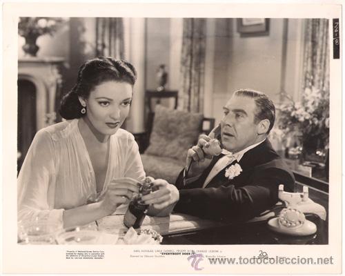 Cinema: F6471 PAUL DOUGLAS LINDA DARNELL SI ELLA LO SUPIERA FOTO B/N ORIGINAL AMERICANA