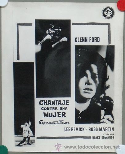 Cinema: F6490 LEE REMICK CHANTAJE CONTRA UNA MUJER FOTO ORIGINAL B/N ESPA&Ntilde;OLA