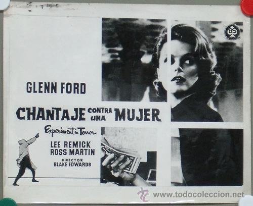 Cinema: F6479 LEE REMICK CHANTAJE CONTRA UNA MUJER FOTO ORIGINAL B/N ESPA&Ntilde;OLA
