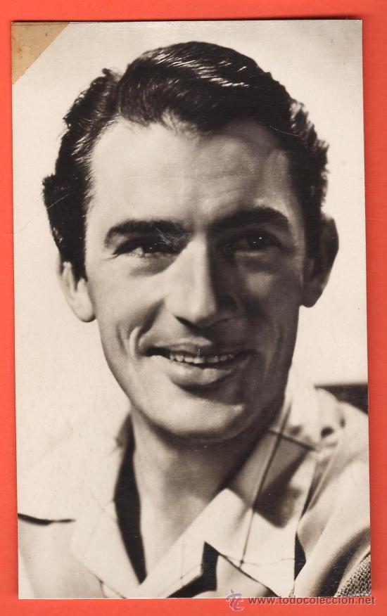 Cine: postal - gregory peck - archivo bermejo - a&ntilde;os 40