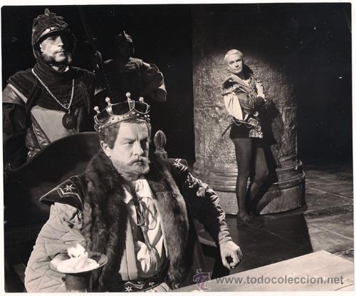 Cine: F30341D LAURENCE OLIVIER HAMLET WILLIAM SHAKESPEARE FOTO B/N ORIGINAL INGLESA