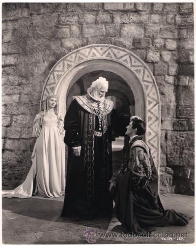 Cine: F16083D JEAN SIMMONS HAMLET WILLIAM SHAKESPEARE FOTO B/N ORIGINAL INGLESA