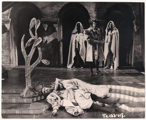 Cine: F30340D BASIL SYDNEY HAMLET WILLIAM SHAKESPEARE FOTO B/N ORIGINAL INGLESA