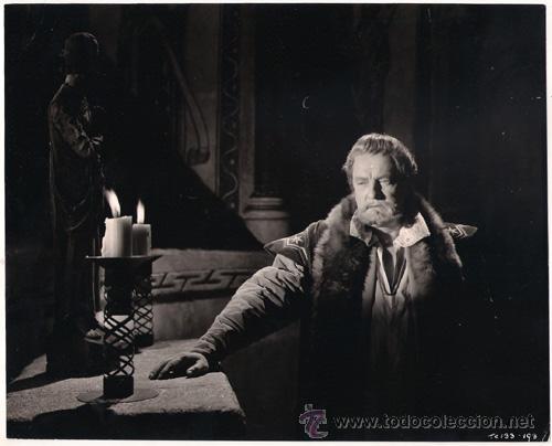 Kino: F30339D BASIL SYDNEY HAMLET WILLIAM SHAKESPEARE FOTO B/N ORIGINAL INGLESA