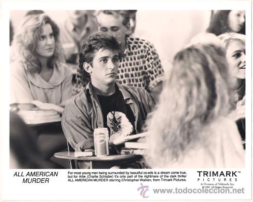 Cinema: F6552 CHARLIE SCHLATTER ALL AMERICAN MUERDER PEPSI FOTO B/N ORIGINAL AMERICANA