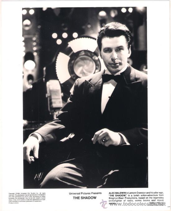 Kino: FCJ 9614 ALEC BALDWIN LA SOMBRA FOTO B/N ORIGINAL AMERICANA