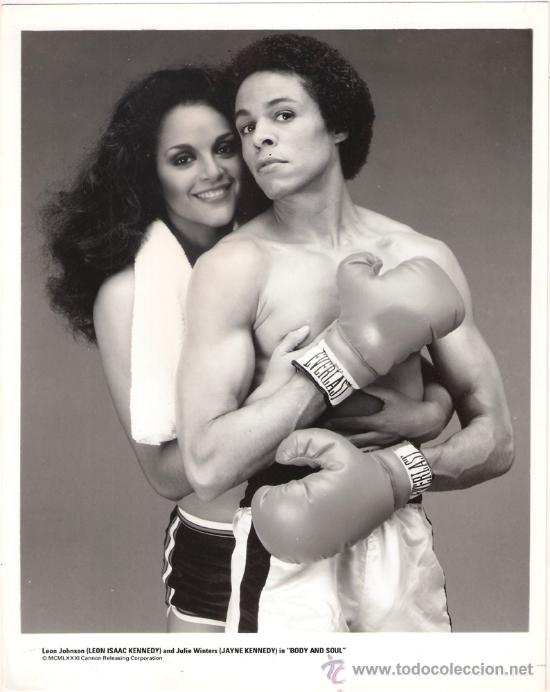 Cine: FCJ 9640 LEON ISAAC KENNEDY JAYNE KENNEDY CUERPO Y ALMA FOTO B/N ORIGINAL AMERICANA