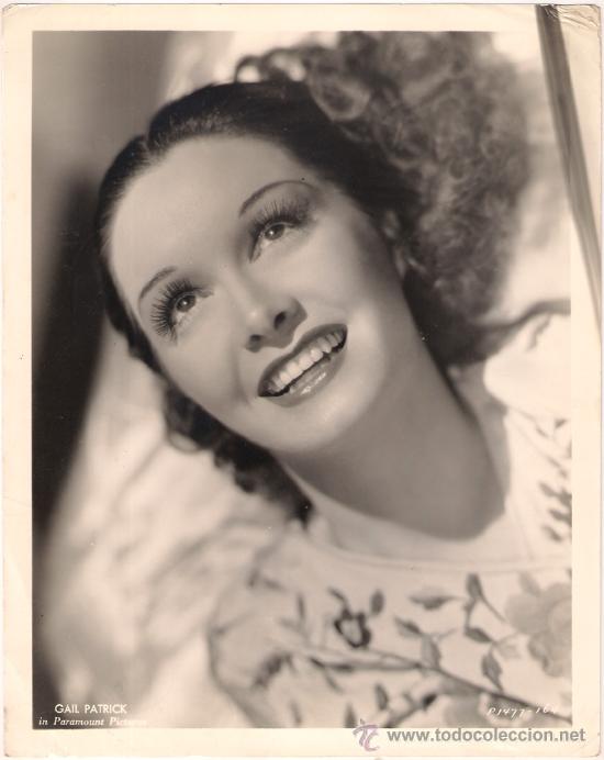 Cine: FCJ 13111D GAIL PATRICK FOTO B/N ORIGINAL AMERICANA