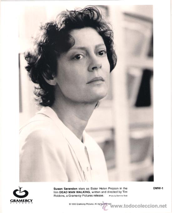Kino: FCJ 9684 SUSAN SARANDON PENA DE MUERTE FOTO B/N ORIGINAL AMERICANA
