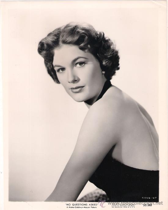 Cine: FCJ 12632D JEAN HAGEN NO QUESTIONS ASKED FOTO B/N ORIGINAL AMERICANA