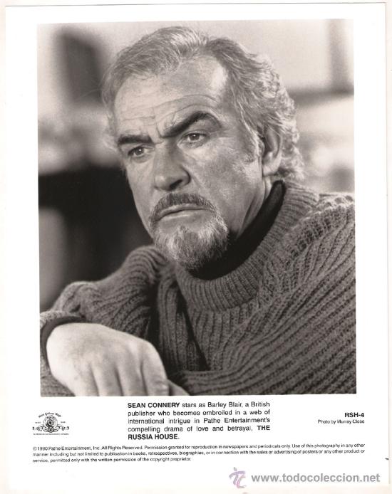 Cine: FCJ 9820 SEAN CONNERY LA CASA RUSIA FOTO B/N ORIGINAL AMERICANA
