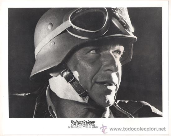 Cine: FCJ 9836 FRANK SINATRA EL CORONEL VON RYAN FOTO B/N ORIGINAL AMERICANA
