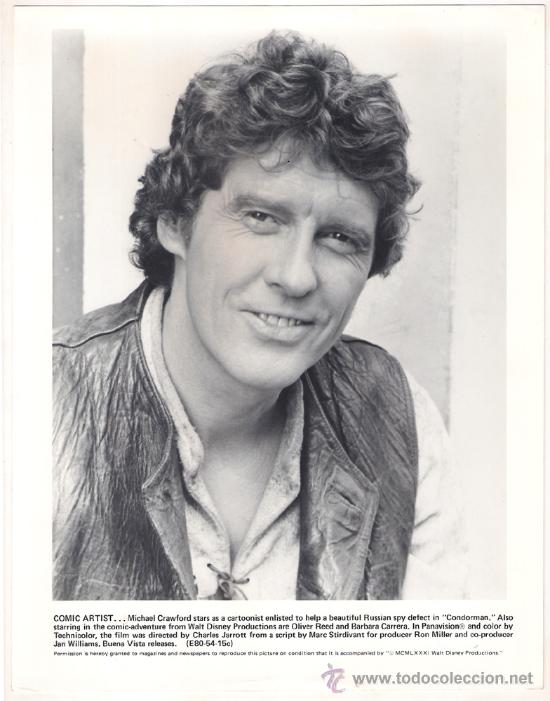 Kino: FCJ 9848 MICHAEL CRAWFORD CONDORMAN FOTO B/N ORIGINAL AMERICANA