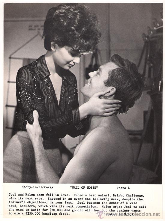 Cin&eacute;ma: FCJ 9866 SUZANNE PLESHETTE TY HARDIN WALL OF NOISE FOTO B/N ORIGINAL AMERICANA