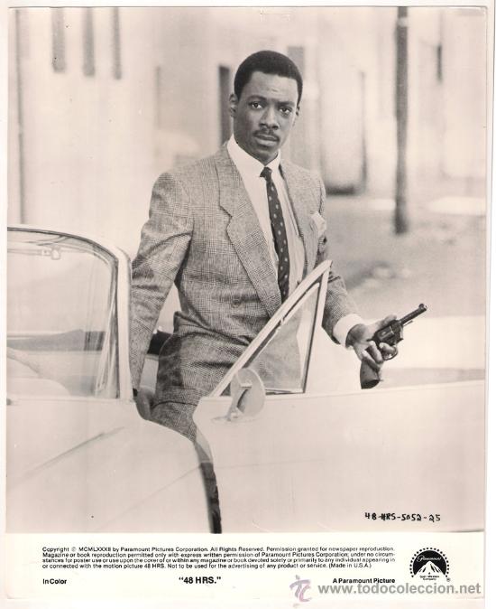 Kino: FCJ 9875 EDDIE MURPHY LIMITE 48 HORAS FOTO B/N ORIGINAL AMERICANA